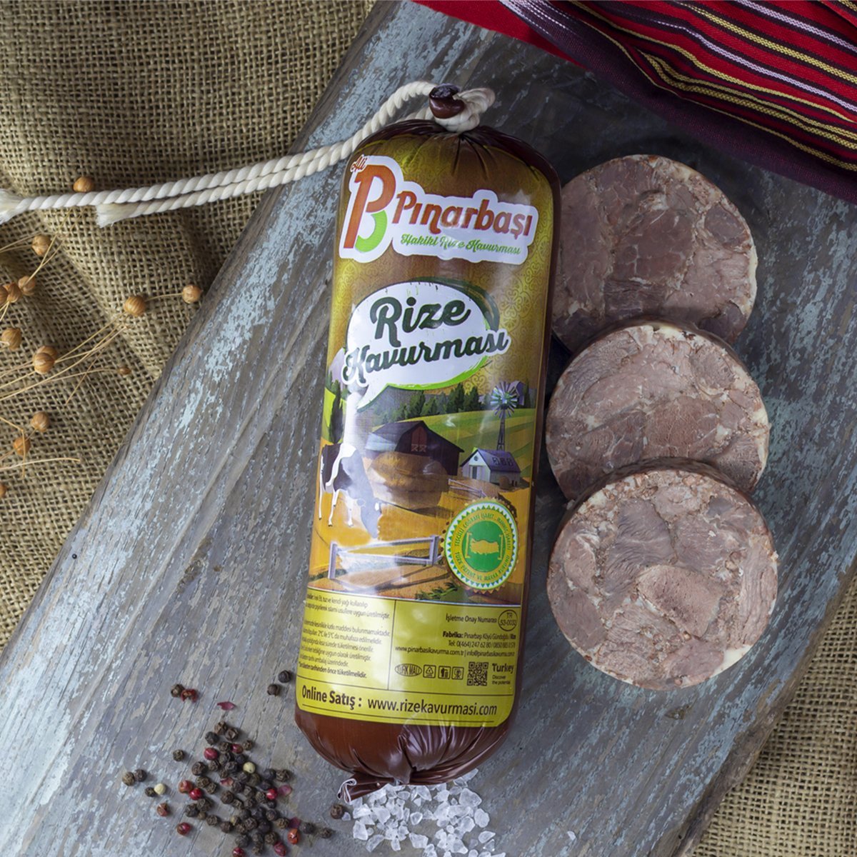 Pınarbaşı 1 Kg. Rulo (Tulum) Kavurma